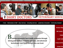 Tablet Screenshot of dairydoctors.com